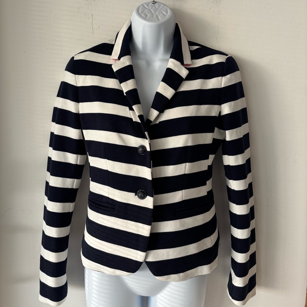 GAP Academy Blazer Striped Black and White Blazer